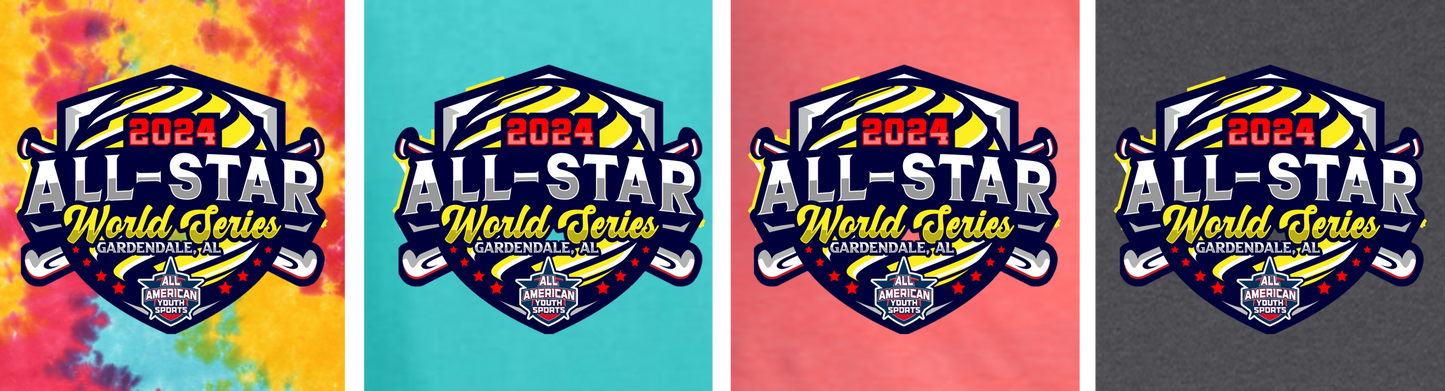 2024 ALL AMERICAN YOUTH SPORTS ALL-STAR WORLD SERIES TSHIRT